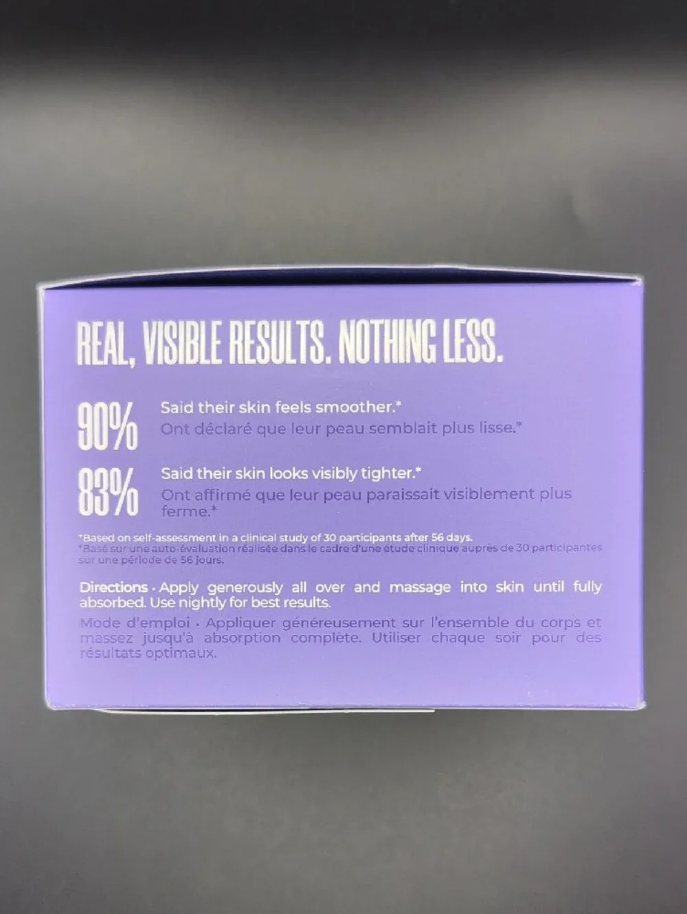 MAËLYS Get-Dreamy Overnight Toning Body Whip - White with Purple Text
